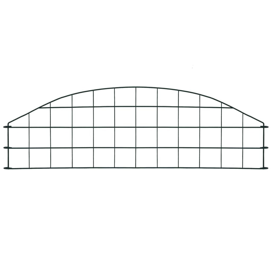 Schuttingset Gebogen 77,3X26 Cm Groen 77.3 x 26 cm