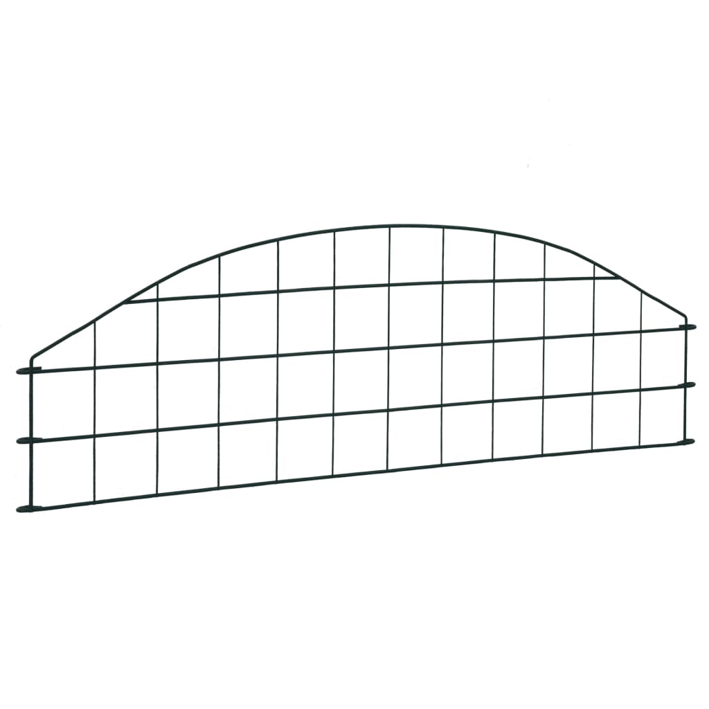 Schuttingset Gebogen 77,3X26 Cm Groen 77.3 x 26 cm