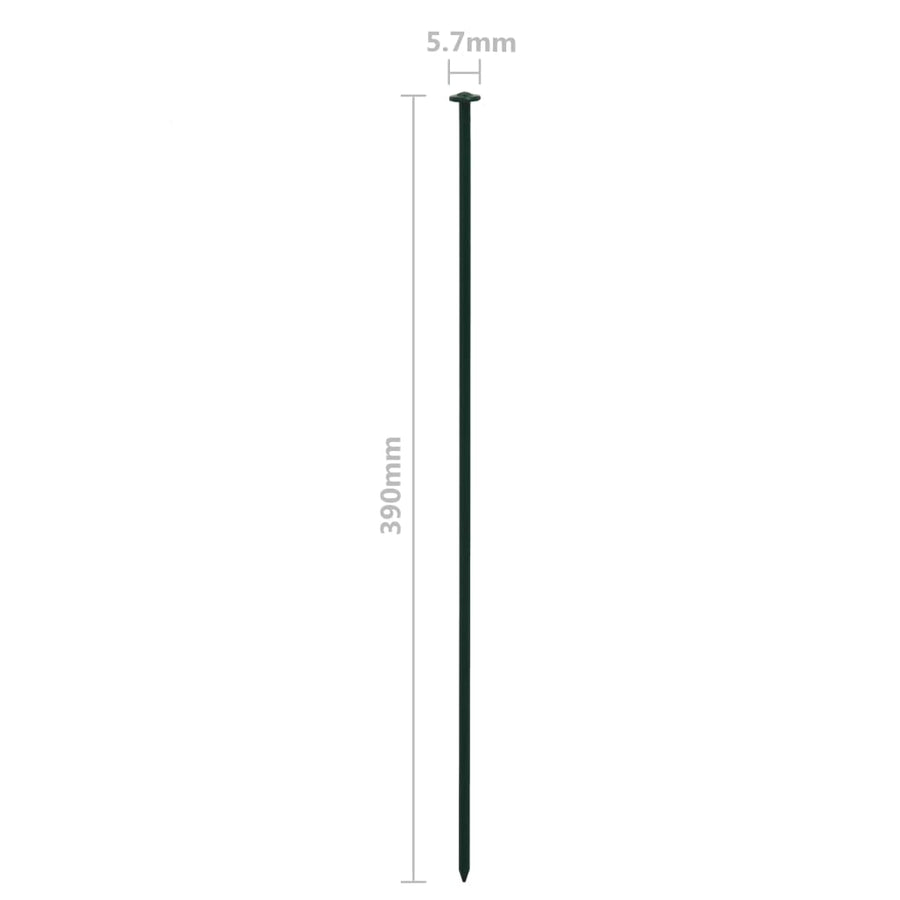 Schuttingset Gebogen 77,3X26 Cm Groen 77.3 x 26 cm