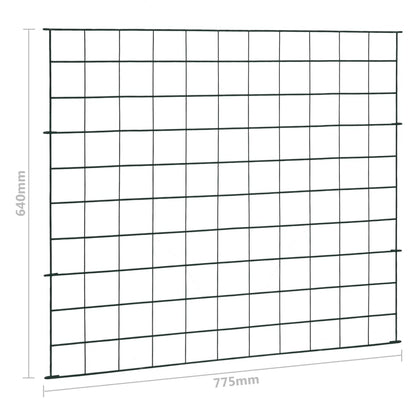 Schuttingset 77,5x64 cm groen 77.5 x 64 cm