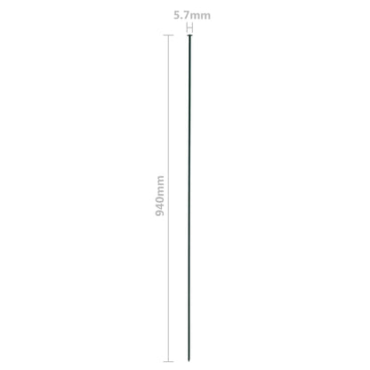 Schuttingset 77,5x64 cm groen 77.5 x 64 cm