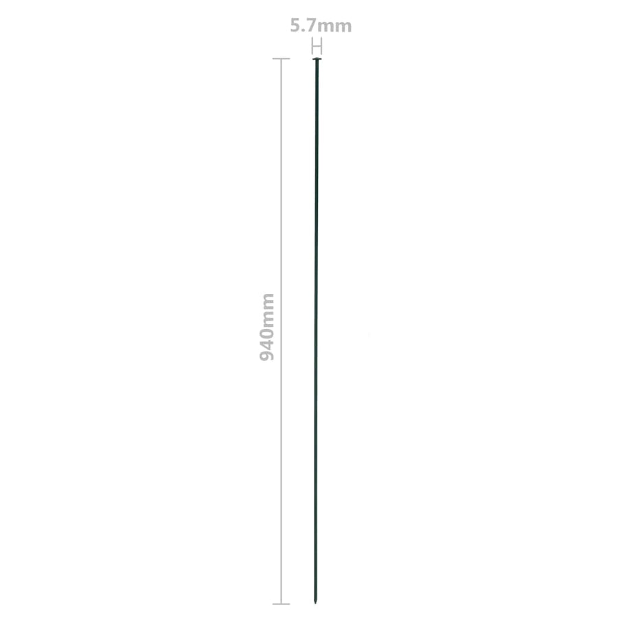 Schuttingset 77,5x64 cm groen 77.5 x 64 cm