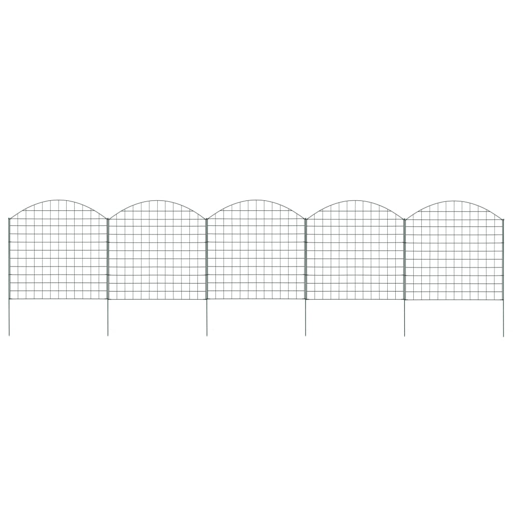 Schuttingset gebogen 77,5x78,5 cm groen 77.5 x 78.5 cm