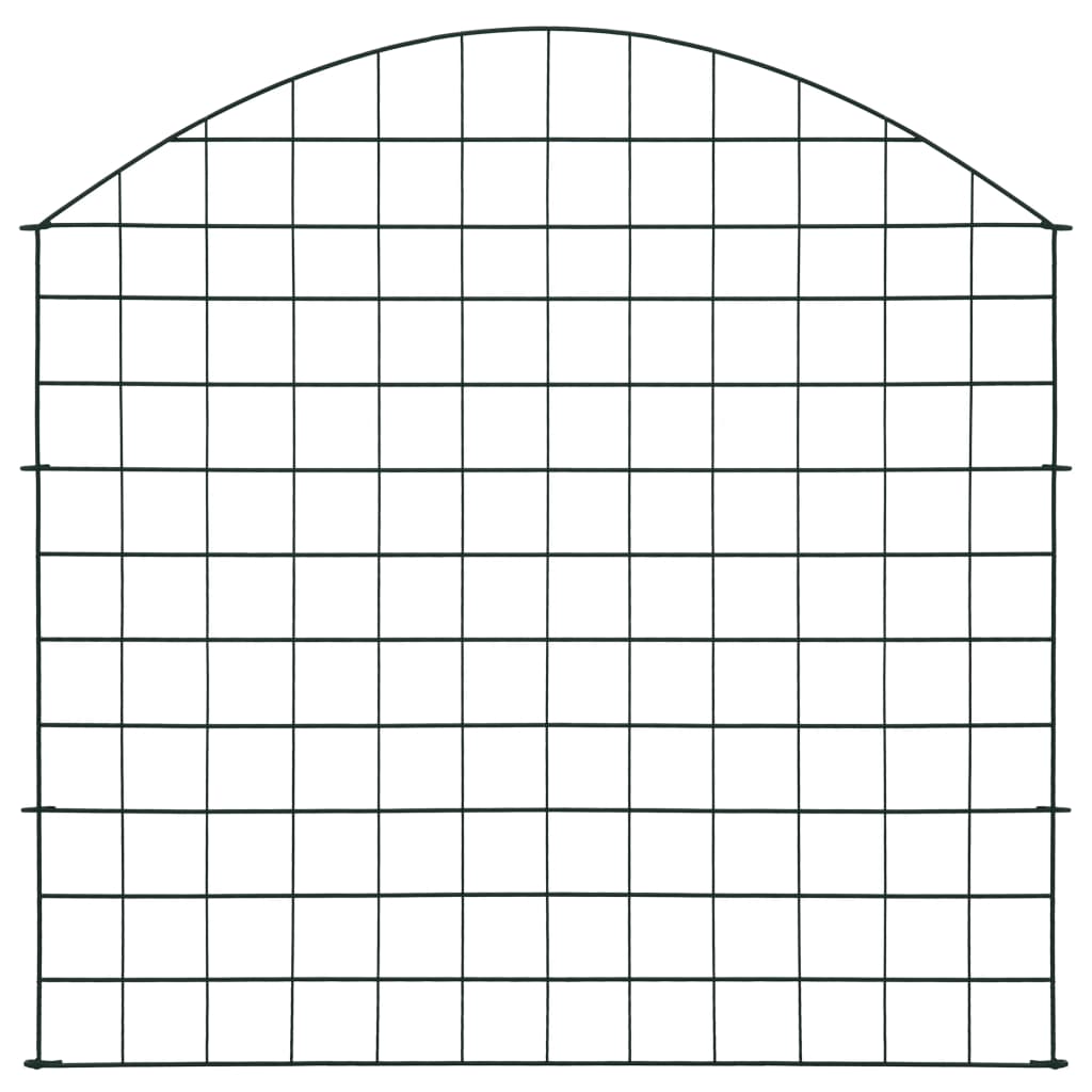 Schuttingset gebogen 77,5x78,5 cm groen 77.5 x 78.5 cm