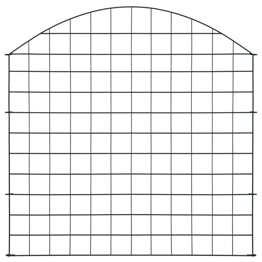 Schuttingset gebogen 77,5x78,5 cm groen 77.5 x 78.5 cm