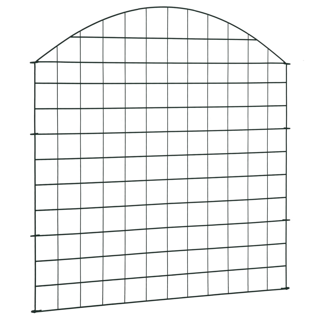 Schuttingset gebogen 77,5x78,5 cm groen 77.5 x 78.5 cm
