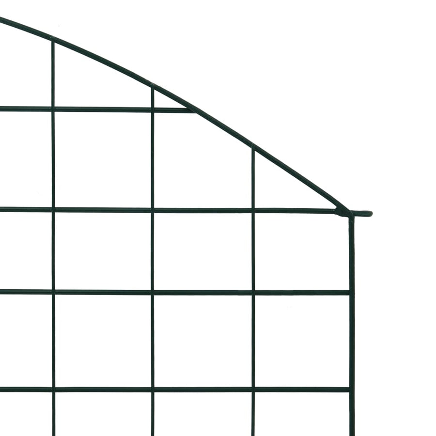 Schuttingset gebogen 77,5x78,5 cm groen 77.5 x 78.5 cm