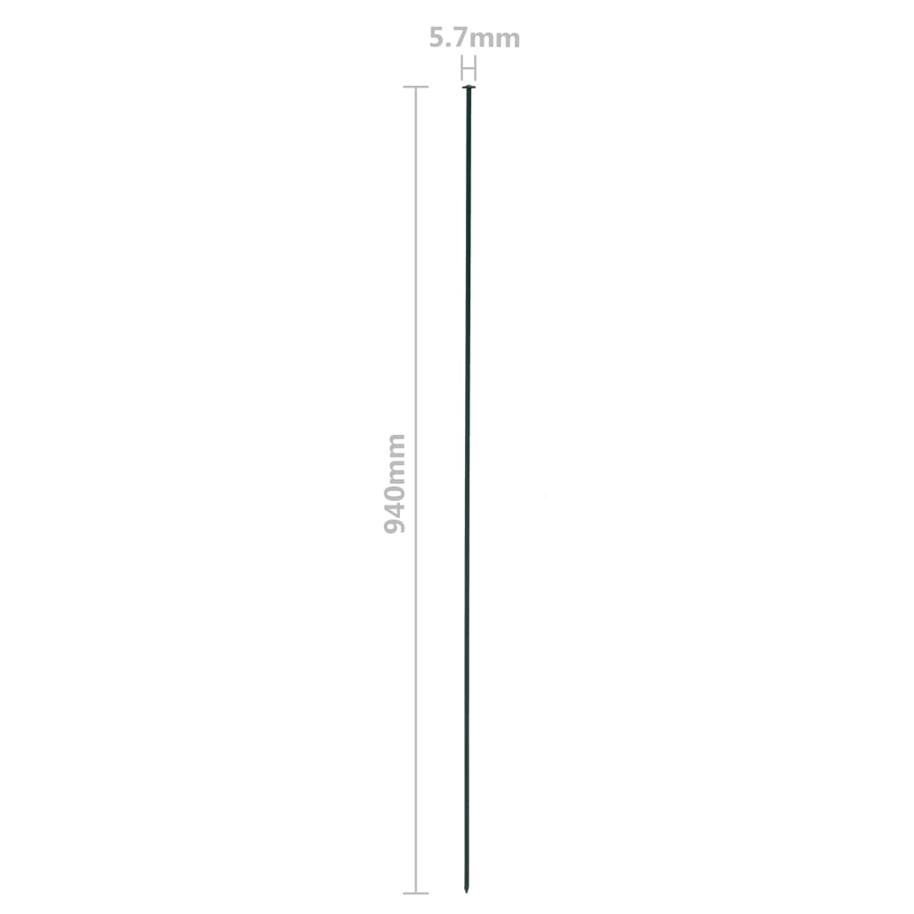 Schuttingset gebogen 77,5x78,5 cm groen 77.5 x 78.5 cm