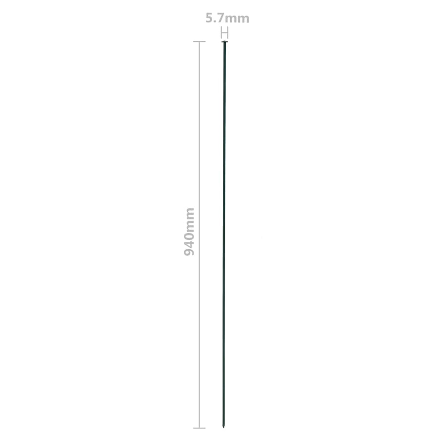 Schuttingset gebogen 77,5x78,5 cm groen 77.5 x 78.5 cm