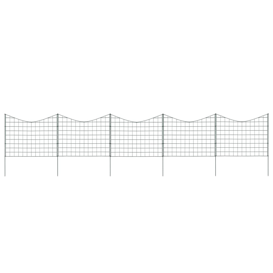 Schuttingset Gebogen 77,3X26 Cm Groen