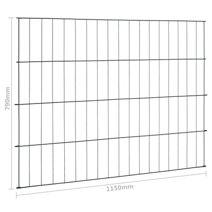 Schuttingset 115x79 cm groen 115 x 79 cm
