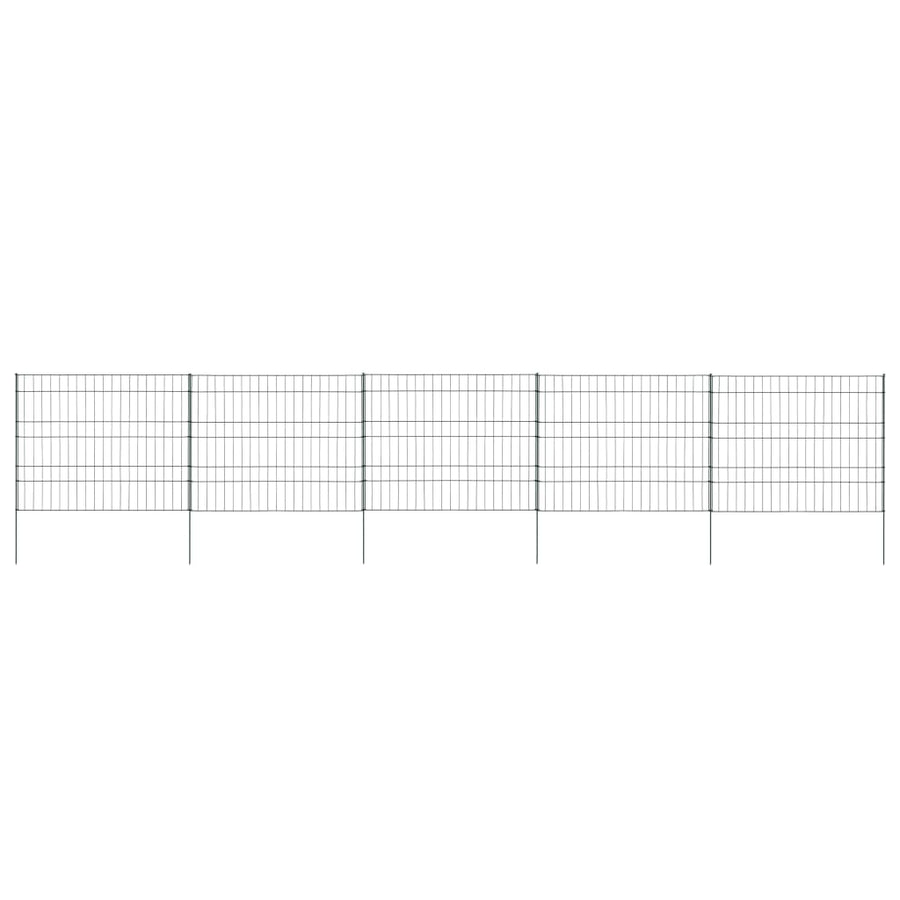 Schuttingset Gebogen 77,3X26 Cm Groen