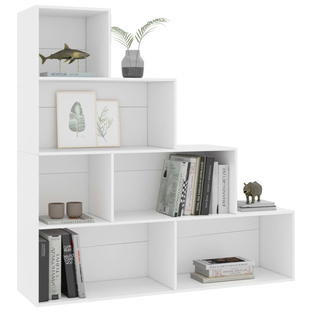 Boekenkast/Kamerscherm 55X24X60 Cm Bewerkt Hout Wit