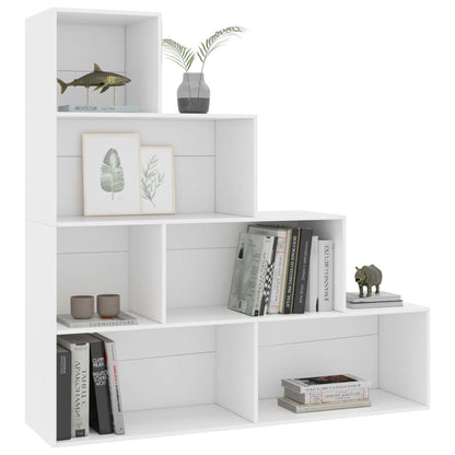 Boekenkast/Kamerscherm 55X24X60 Cm Bewerkt Hout Wit