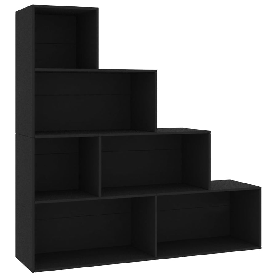 Boekenkast/Kamerscherm 55X24X60 Cm Bewerkt Hout Zwart
