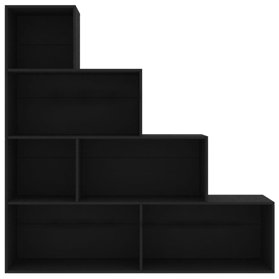 Boekenkast/Kamerscherm 55X24X60 Cm Bewerkt Hout Zwart