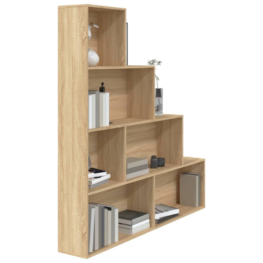 Boekenkast/Kamerscherm 55X24X60 Cm Bewerkt Hout Sonoma eiken