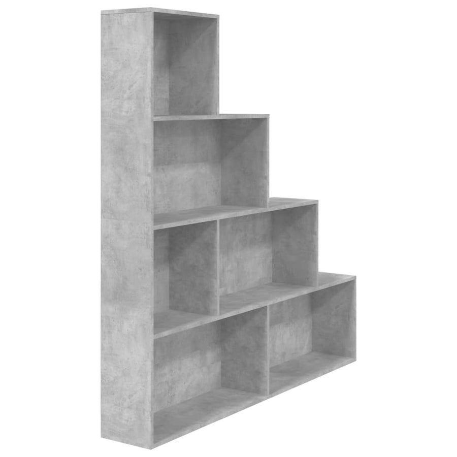 Boekenkast/Kamerscherm 55X24X60 Cm Bewerkt Hout Betongrijs