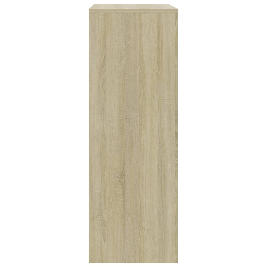 Dressoir Met 6 Lades 50X34X96 Cm Spaanplaat Kleurig Sonoma eiken