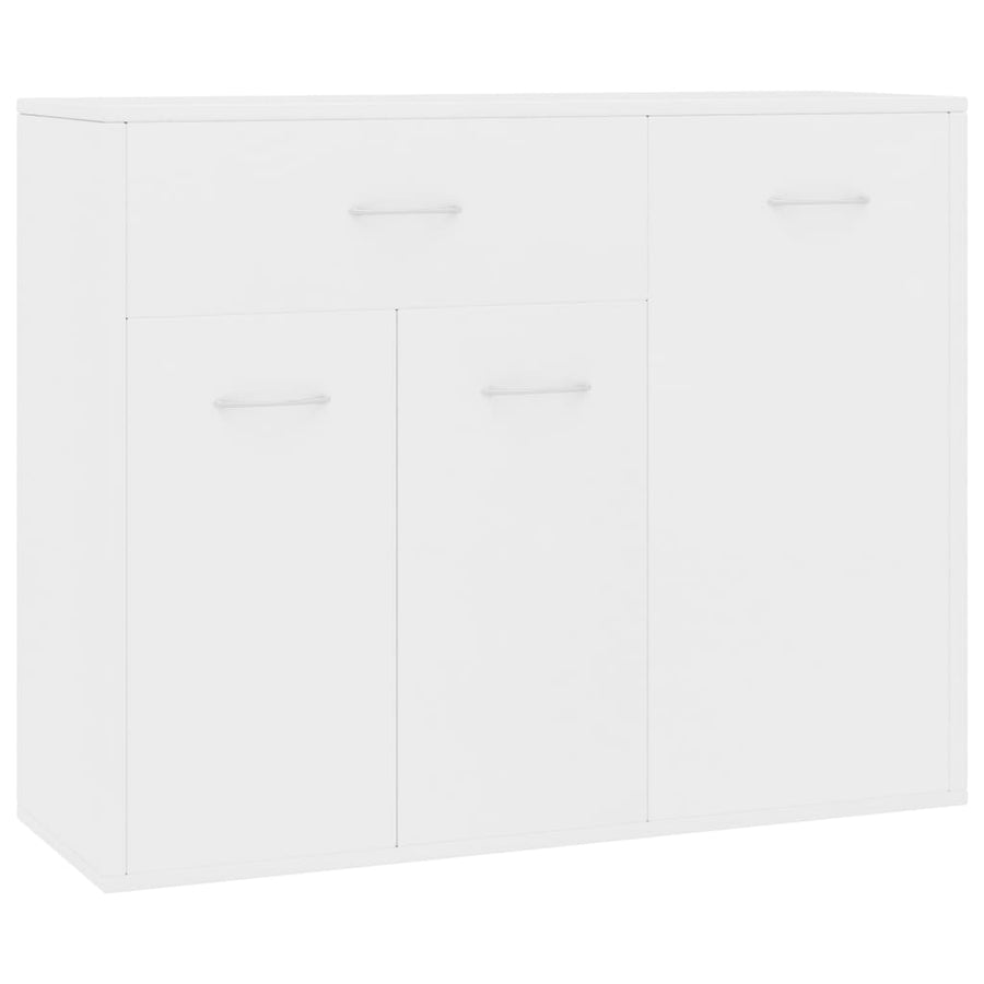 Dressoir 88X30X70 Cm Bewerkt Hout Wit