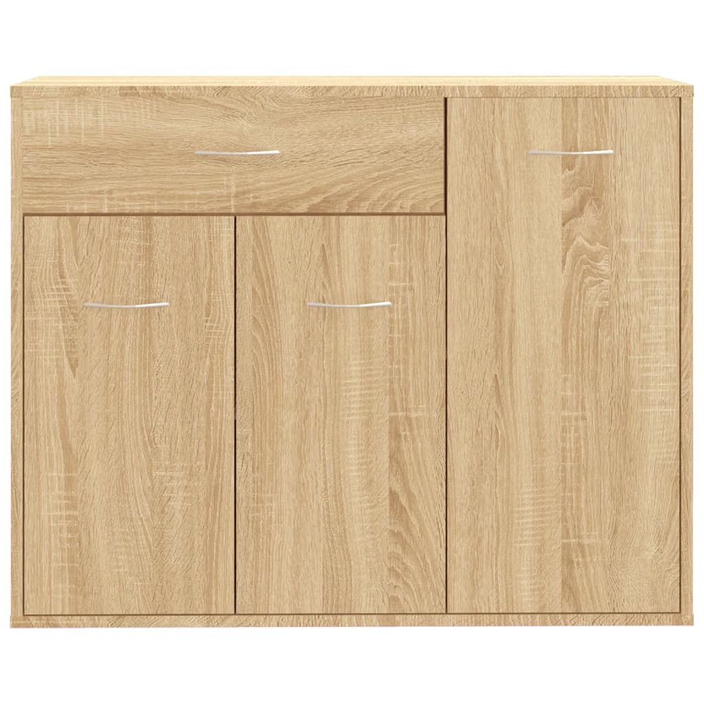 Dressoir 88X30X70 Cm Bewerkt Hout Kleurig Sonoma eiken