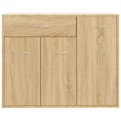 Dressoir 88X30X70 Cm Bewerkt Hout Kleurig Sonoma eiken