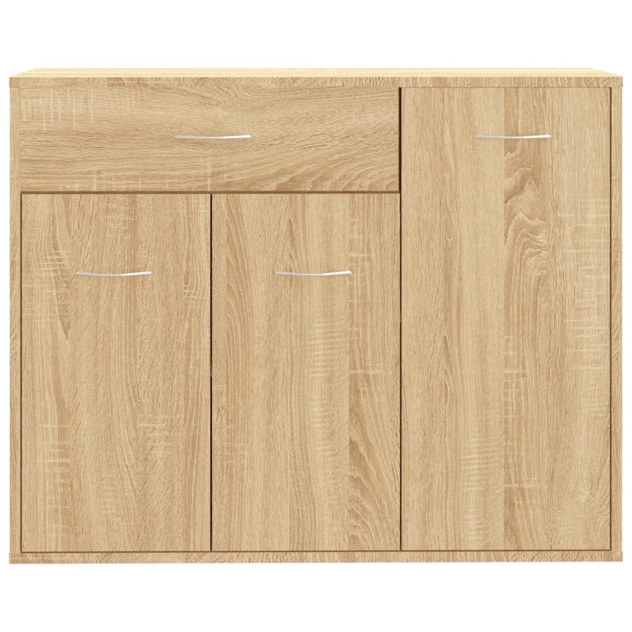Dressoir 88X30X70 Cm Bewerkt Hout Kleurig Sonoma eiken