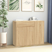 Dressoir 88x30x70 cm bewerkt hout sonoma eiken