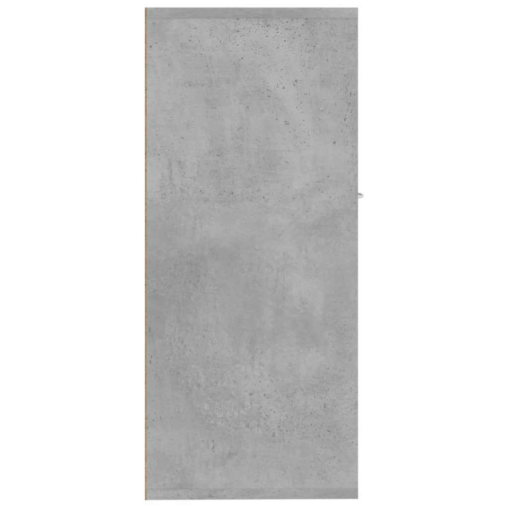 Dressoir 88X30X70 Cm Bewerkt Hout Betongrijs