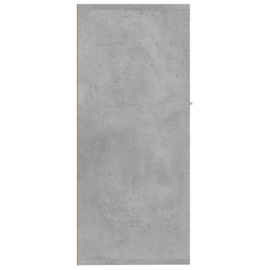 Dressoir 88X30X70 Cm Bewerkt Hout Betongrijs