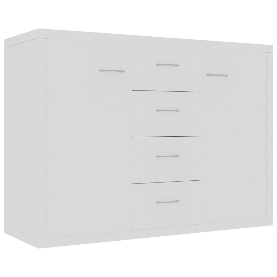 Dressoir 88X30X65 Cm Spaanplaat Wit
