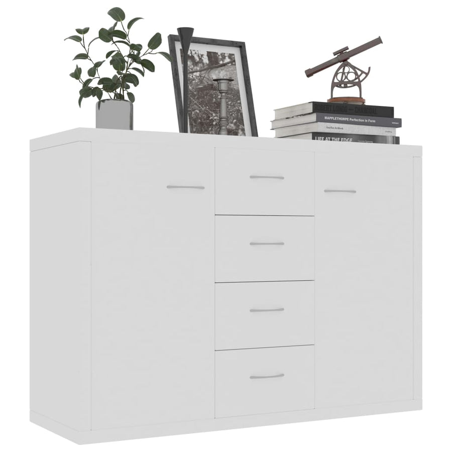 Dressoir 88X30X65 Cm Spaanplaat Wit