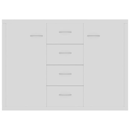 Dressoir 88X30X65 Cm Spaanplaat Wit