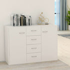 Dressoir 88X30X65 Cm Spaanplaat Wit