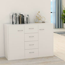 Dressoir 88X30X65 Cm Spaanplaat Wit