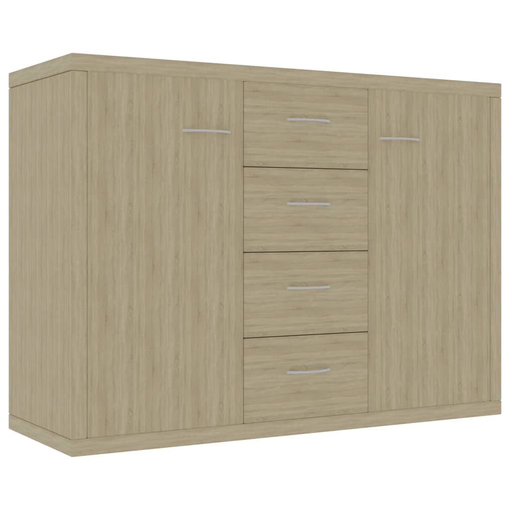 Dressoir 88X30X65 Cm Spaanplaat Kleurig Sonoma eiken