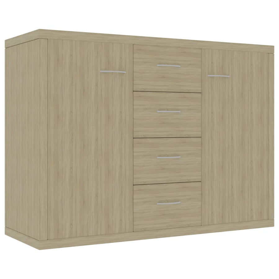Dressoir 88X30X65 Cm Spaanplaat Kleurig Sonoma eiken