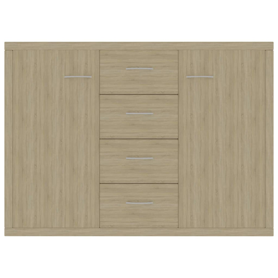 Dressoir 88X30X65 Cm Spaanplaat Kleurig Sonoma eiken