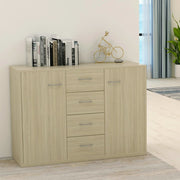 Dressoir 88x30x65 cm spaanplaat sonoma eiken