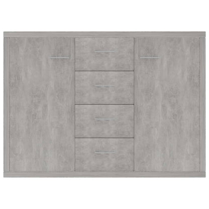 Dressoir 88X30X65 Cm Spaanplaat Betongrijs