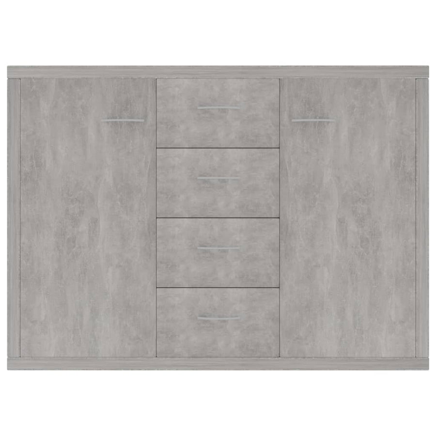 Dressoir 88X30X65 Cm Spaanplaat Betongrijs