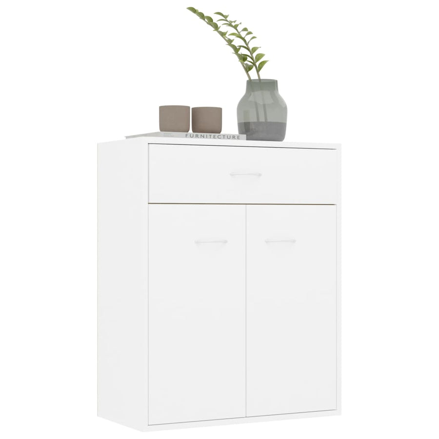 Dressoir 60X30X75 Cm Spaanplaat Wit