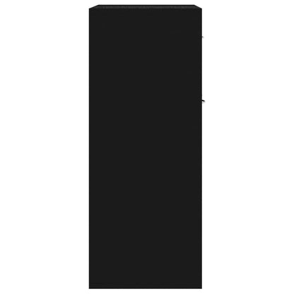 Dressoir 60X30X75 Cm Spaanplaat Zwart