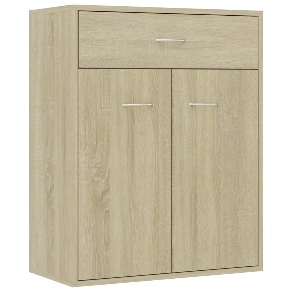 Dressoir 60x30x75 cm spaanplaat sonoma eikenkleurig Sonoma eiken
