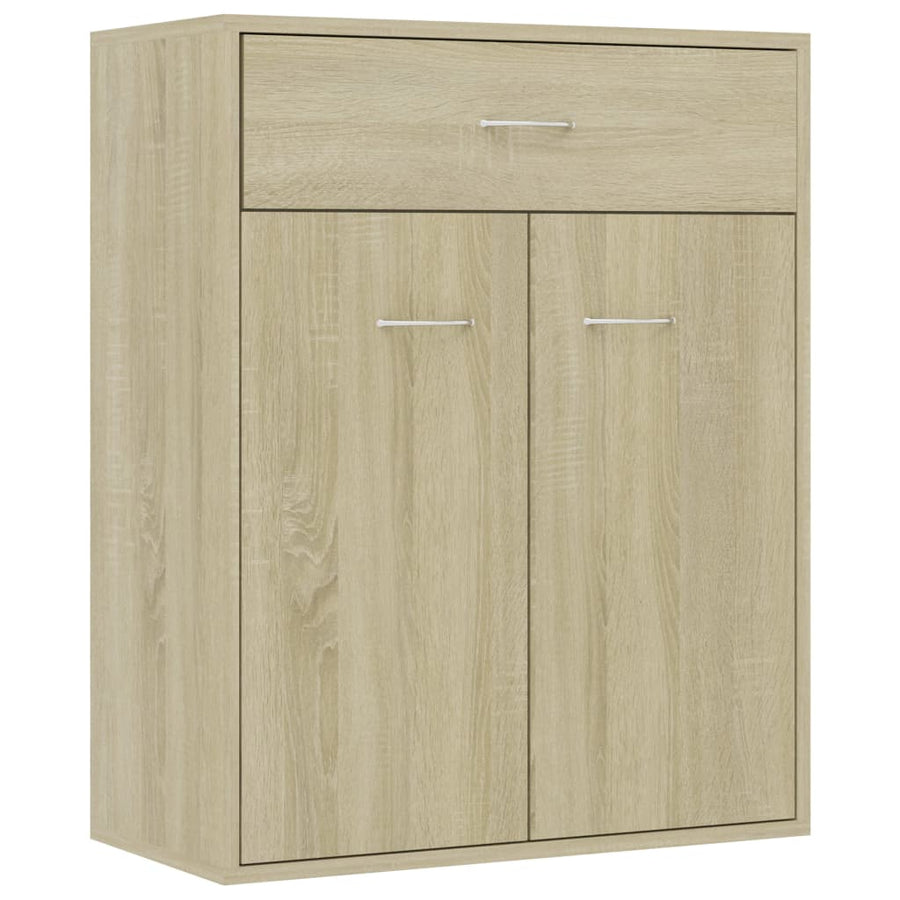 Dressoir 60x30x75 cm spaanplaat sonoma eikenkleurig Sonoma eiken