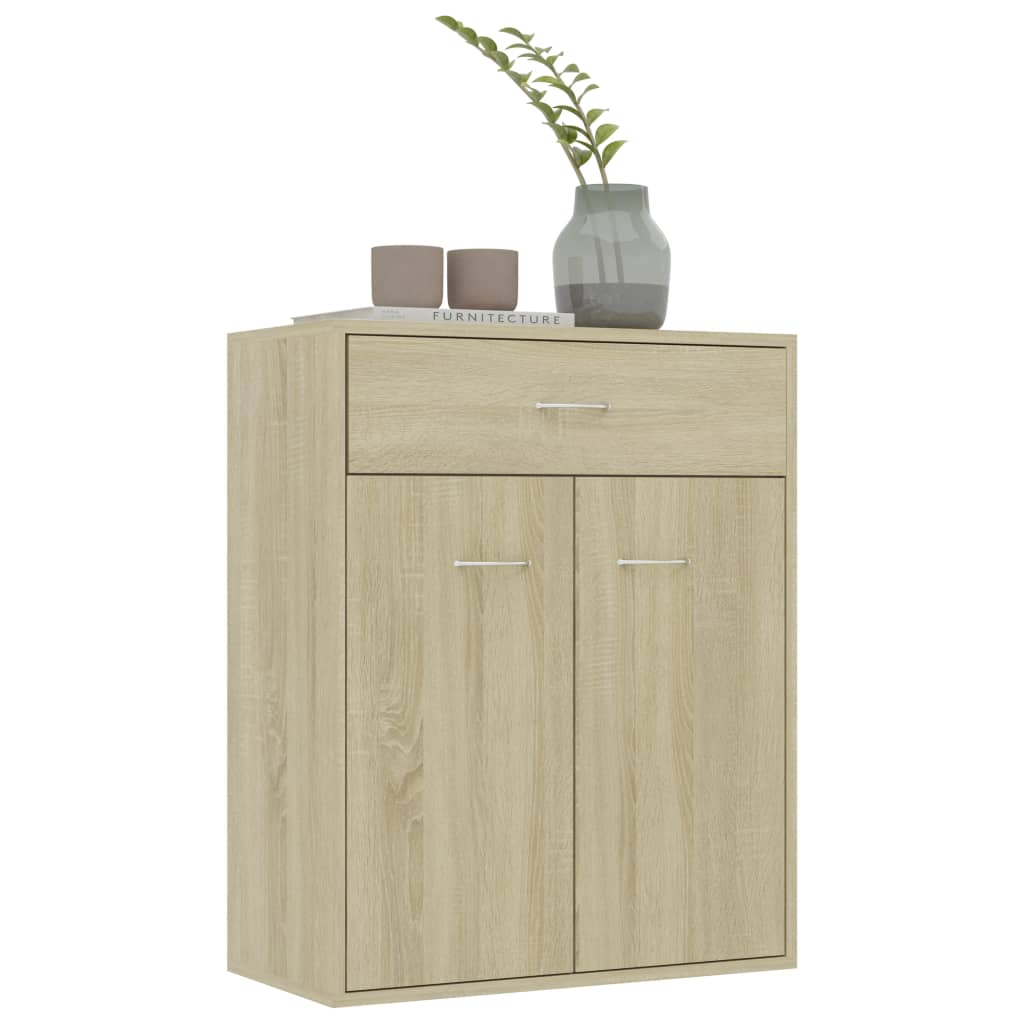 Dressoir 60x30x75 cm spaanplaat sonoma eikenkleurig Sonoma eiken