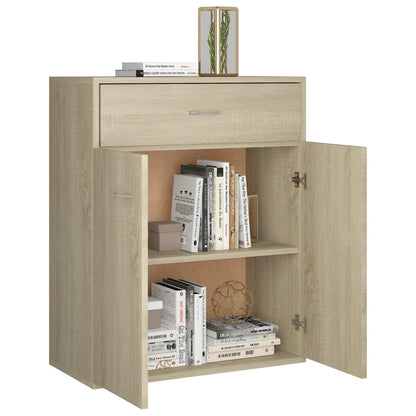 Dressoir 60x30x75 cm spaanplaat sonoma eikenkleurig Sonoma eiken