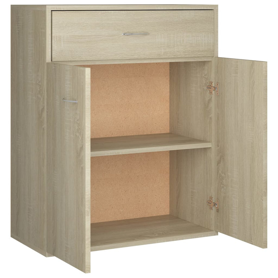 Dressoir 60x30x75 cm spaanplaat sonoma eikenkleurig Sonoma eiken