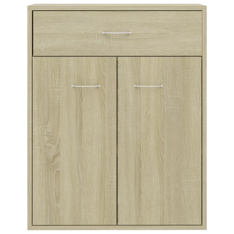 Dressoir 60x30x75 cm spaanplaat sonoma eikenkleurig Sonoma eiken