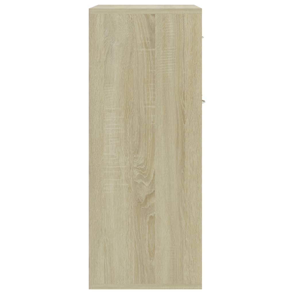 Dressoir 60x30x75 cm spaanplaat sonoma eikenkleurig Sonoma eiken